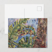 Rainforest Chameleon Painted Briefkaart (Voorkant / Achterkant)