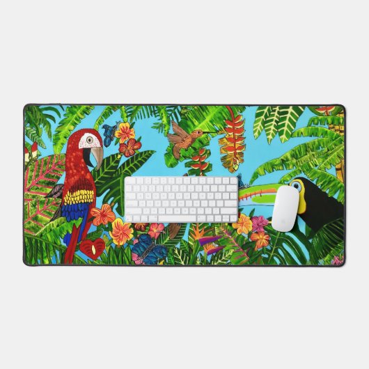 Rainforest Desk Mat (Keyboard & Muis)