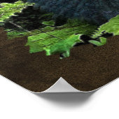 "RAINFOREST DREAMS II" Chimpansee Art Poster (Hoek)