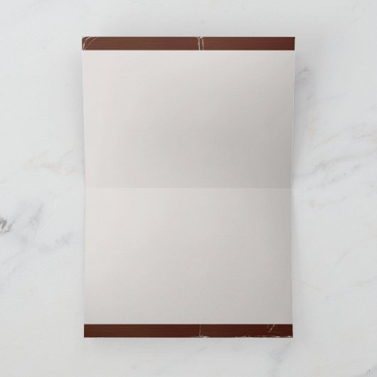 Rainforest Embellish Painted Letter M Monogram Kaart (Binnen)