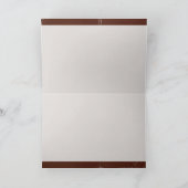 Rainforest Embellish Painted Letter P Monogram Kaart (Binnen)