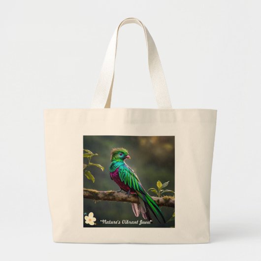 "Rainforest Gem" Grote Tote Bag (Voorkant)