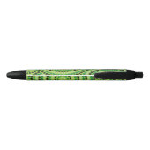 Rainforest Green aboriginal stipschilderij! Zwarte Inkt Pen (Achterkant)