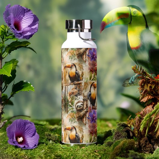 Rainforest Life gepersonaliseerd Waterfles