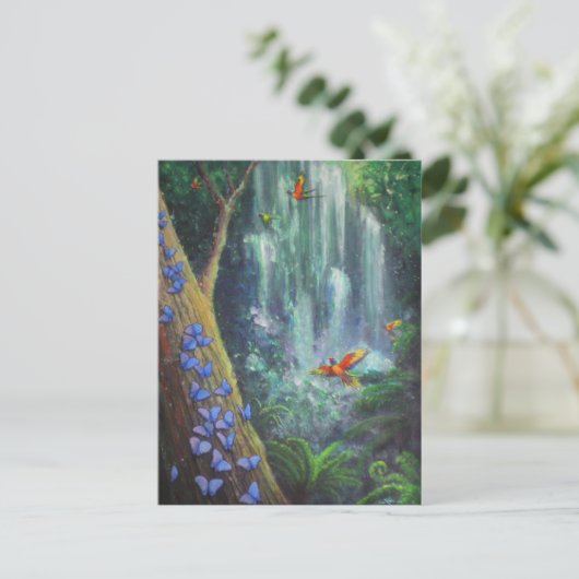 Rainforest Magic Briefkaart (Staand voorkant)