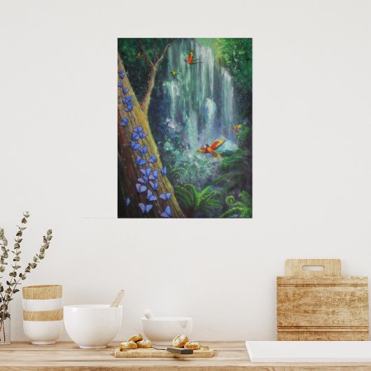 Rainforest Magic Poster (Keuken)
