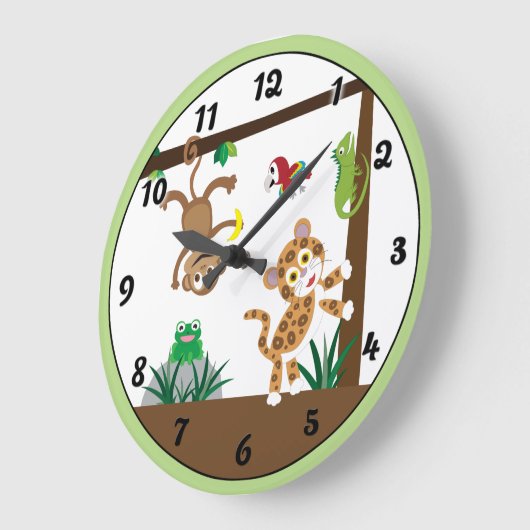 Rainforest Oerwoud-klok Grote Klok (Hoek)