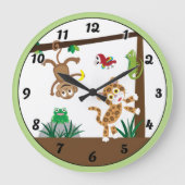Rainforest Oerwoud-klok Grote Klok (Voorkant)