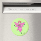 Rainforest Orchid Fairy Magnet (Insitu (Vaatwasser))