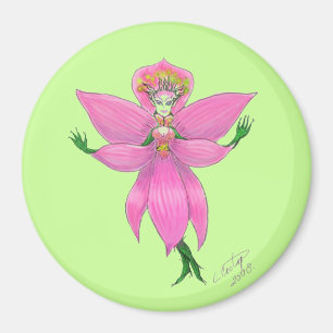 Rainforest Orchid Fairy Magnet