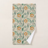 Rainforest Patroon Cute Doodle Oerwoud Bad Handdoek (Handdoek)