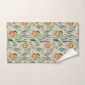 Rainforest Patroon Cute Doodle Oerwoud Bad Handdoek (Handdoek)