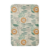 Rainforest Patroon Cute Doodle Oerwoud Badmat (Voorkant Verticaal)