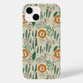 Rainforest Patroon Cute Doodle Oerwoud Case-Mate iPhone Case (Achterkant)