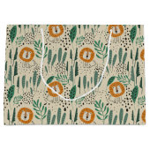 Rainforest Patroon Cute Doodle Oerwoud Groot Cadeauzakje (Voorkant)