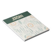 Rainforest Patroon Cute Doodle Oerwoud Notitieblok (Schuin)