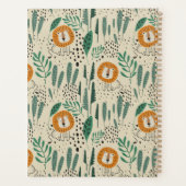Rainforest Patroon Cute Doodle Oerwoud Planner (Achterkant)