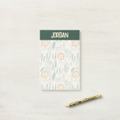 Rainforest Patroon Cute Doodle Oerwoud Post-it® Notes (Op bureau)