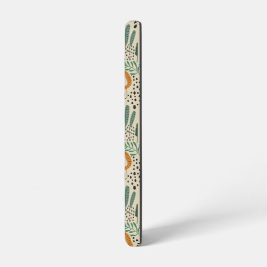 Rainforest Patroon Cute Doodle Oerwoud Samsung Galaxy Hoesje (Linkerkant)