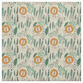 Rainforest Patroon Cute Doodle Oerwoud Stof (Swatch)