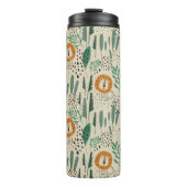 Rainforest Patroon Cute Doodle Oerwoud Thermosbeker (Voorkant)