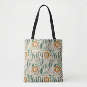 Rainforest Patroon Cute Doodle Oerwoud Tote Bag (Voorkant)