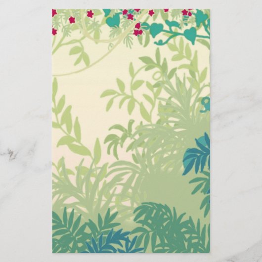 Rainforest Planten Stationery Briefpapier (Voorkant)