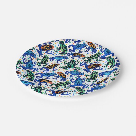 Rainforest Poison Dart Frog Borden Papieren Bordje (Gekanteld)