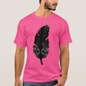 Rainforest Revival: Biomorfische bladkunst T-shirt (Voorkant)