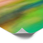 Rainforest River: levendige scène Poster (Hoek)