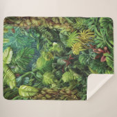 Rainforest Sherpa Blanket Deken (Voorkant (horizontaal))