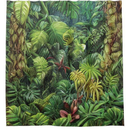 Rainforest Shower Curtain Douchegordijn (Voorkant)
