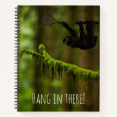 Rainforest Tennis Sloth Notitieboek (Voorkant)