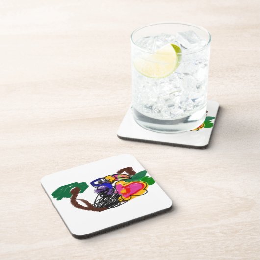 Rainforest toekan A JOY Bier Onderzetter (Rechterzijde)