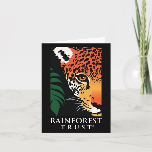 Rainforest Trust-notitiekaart Kaart (Voorkant)