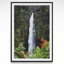 Rainforest Waterfall Fotografie Poster