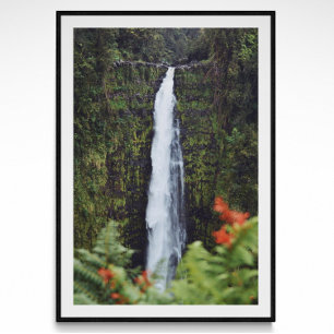 Rainforest Waterfall Fotografie Poster