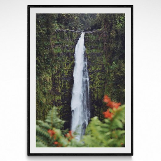 Rainforest Waterfall Fotografie Poster