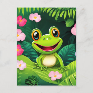 Rainforest Wildlife Frog Briefkaart