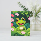 Rainforest Wildlife Frog Briefkaart (Staand voorkant)