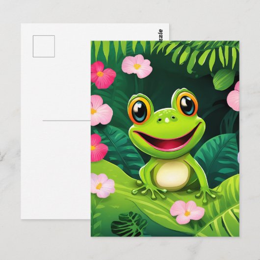 Rainforest Wildlife Frog Briefkaart (Voorkant / Achterkant)