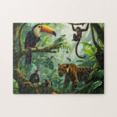 Rainforest Wildlife Legpuzzel (Horizontaal)