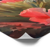 Rainforest Wildlife Roze Flamingo Poster (Hoek)