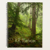 Rainforest Woodland Photo Personalized Planner (Voorkant)