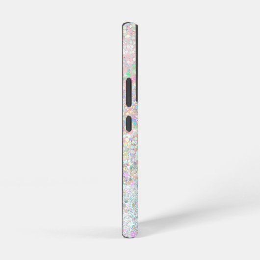 Raingow Glitter Confetti Star Roze Samsung Galaxy Hoesje (Rechterkant)