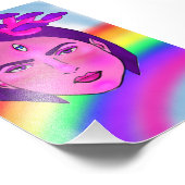 Rainha cogumelo  foto afdruk (Hoek)