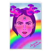 Rainha cogumelo foto afdruk (Voorkant)