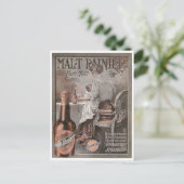 Rainier Beer ad (1909): Moederreclame Briefkaart (Staand voorkant)