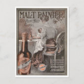 Rainier Beer ad (1909): Moederreclame Briefkaart (Voorkant)