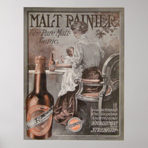 Rainier Beer ad (1909): Moederreclame Poster